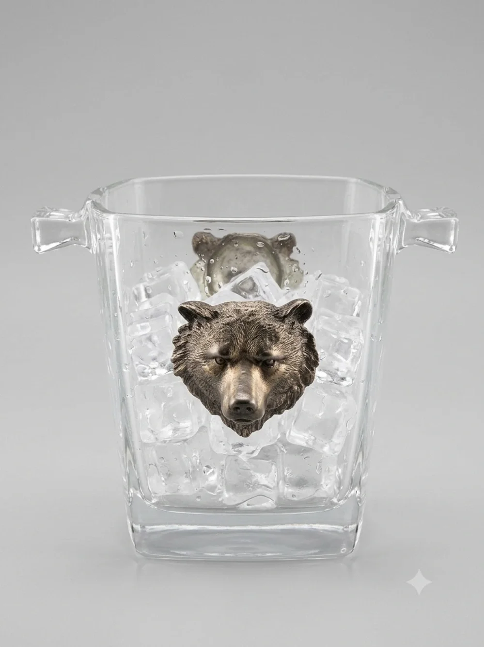 Arthur Court Glass Ice Bucket II